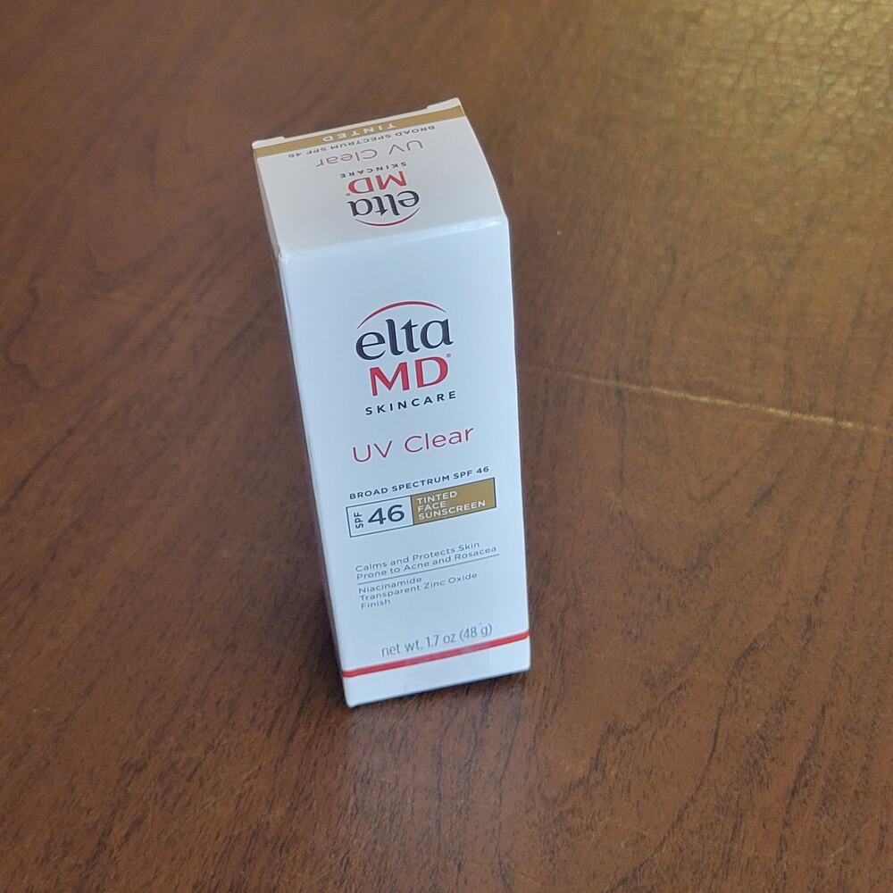 EltaMD UV Clear Tinted Face Sunscreen Broad-Spectrum SPF 46 1.7 oz (48g) New